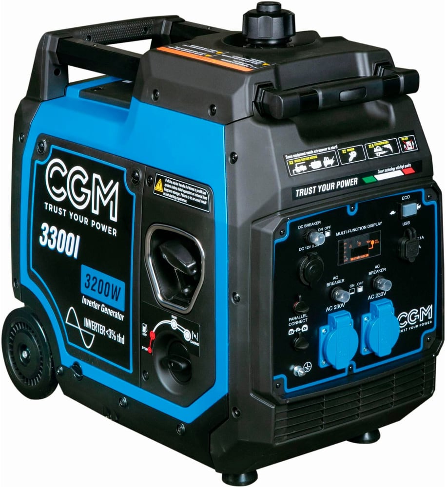 Generatore a benzina Inverter 3300I, 4 tempi, 3200W Generatore di benzina CGM 785300197279 N. figura 1