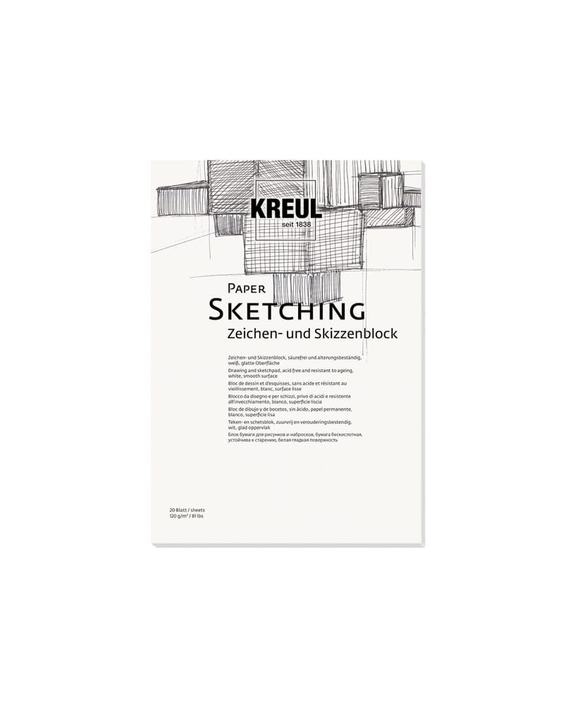 LE-KREUL Carta Schizzo Album da disegno C.Kreul 667180600000 N. figura 1