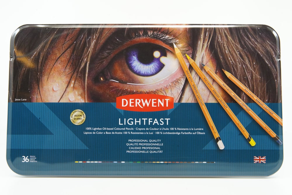 36 crayons Derwent Lightfast Crayons de couleur Pebeo 667039100000 Photo no. 1