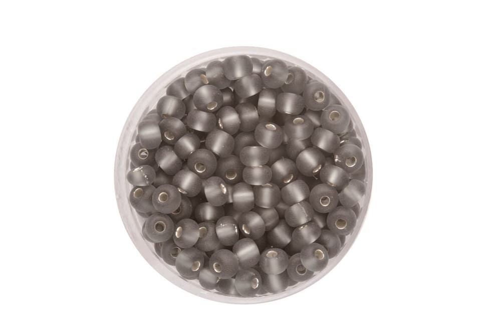 Rocailles 4.5mm garn.argent mat gris 17g Perles artisanales 608135800000 Photo no. 1
