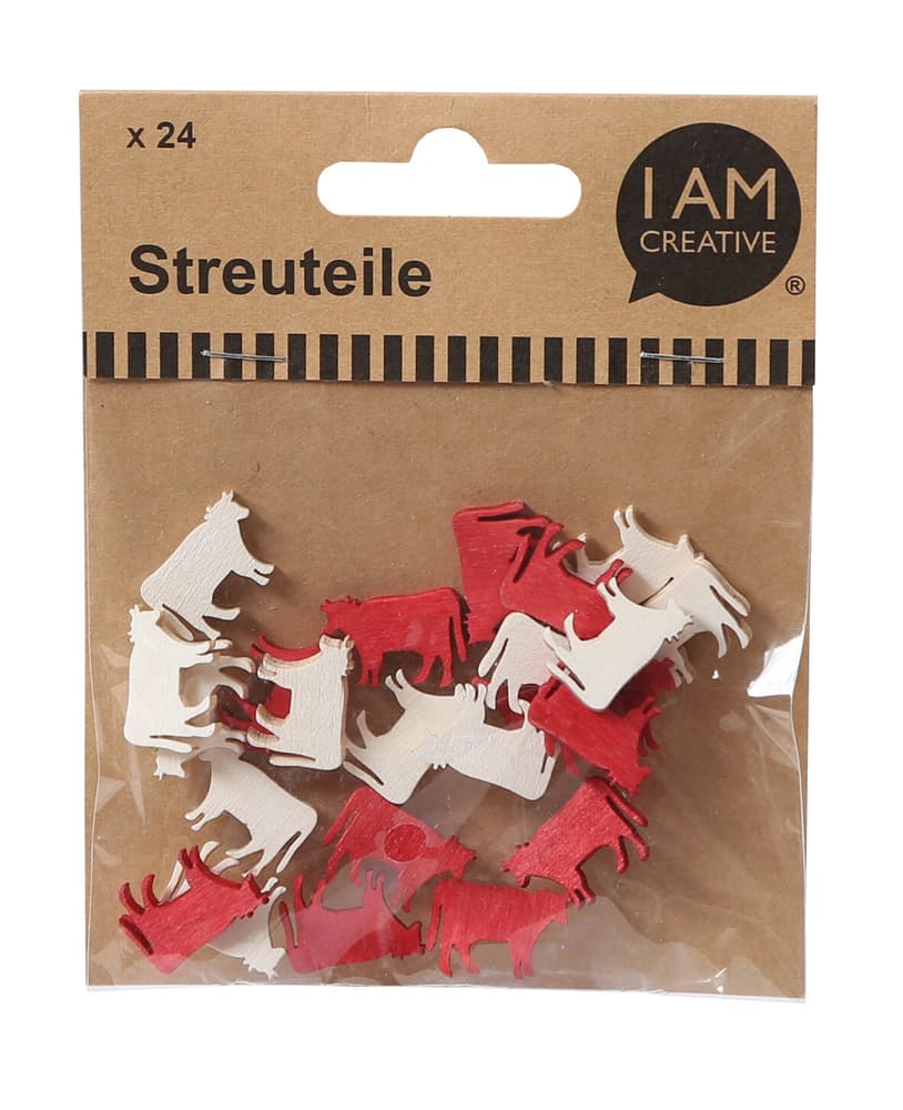 Streuteile Kuh, 24 Stk.: Decorazioni a forma di mucca, confezione da 24 Parti vaganti 669068900000 N. figura 1
