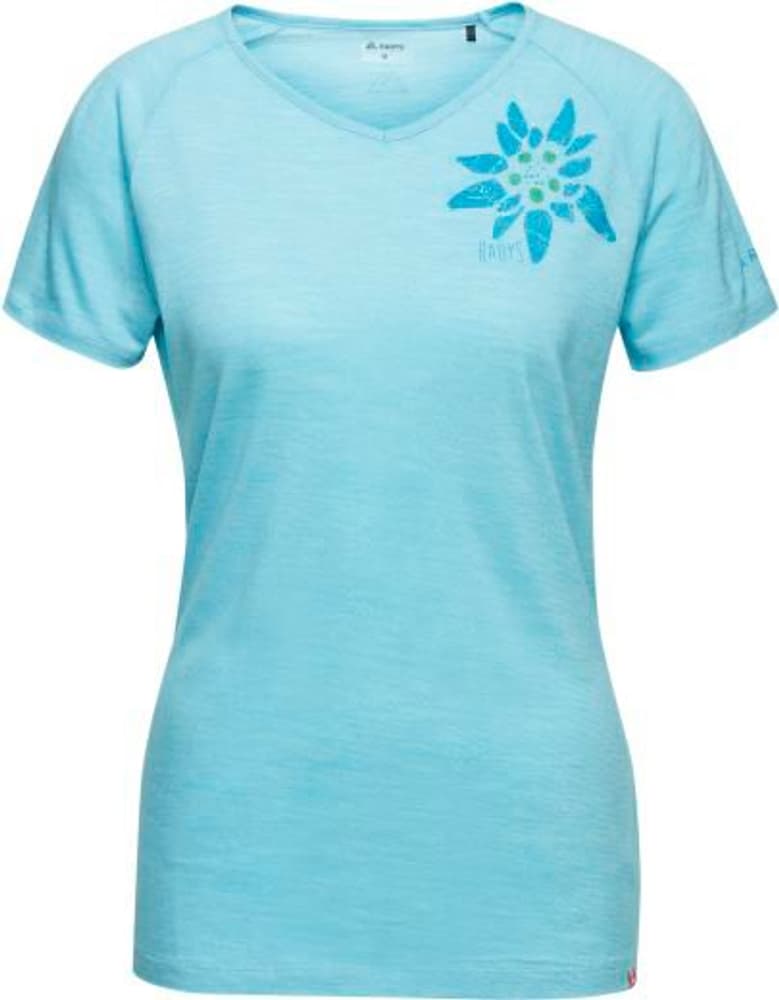 R5 Light Merino Edelweiss T Shirt RADYS 469418300582 Taille L Couleur turquoise claire Photo no. 1