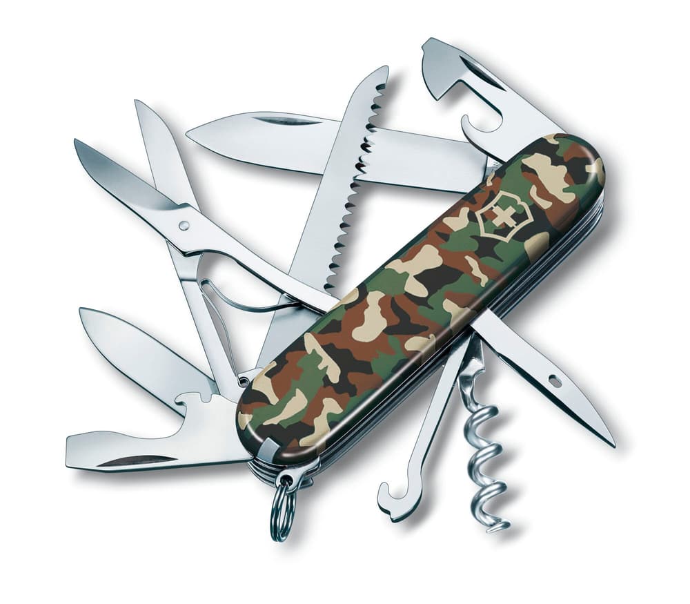Offiziersmesser Huntsman Camouflage Couteau de poche Victorinox 464652000000 Photo no. 1
