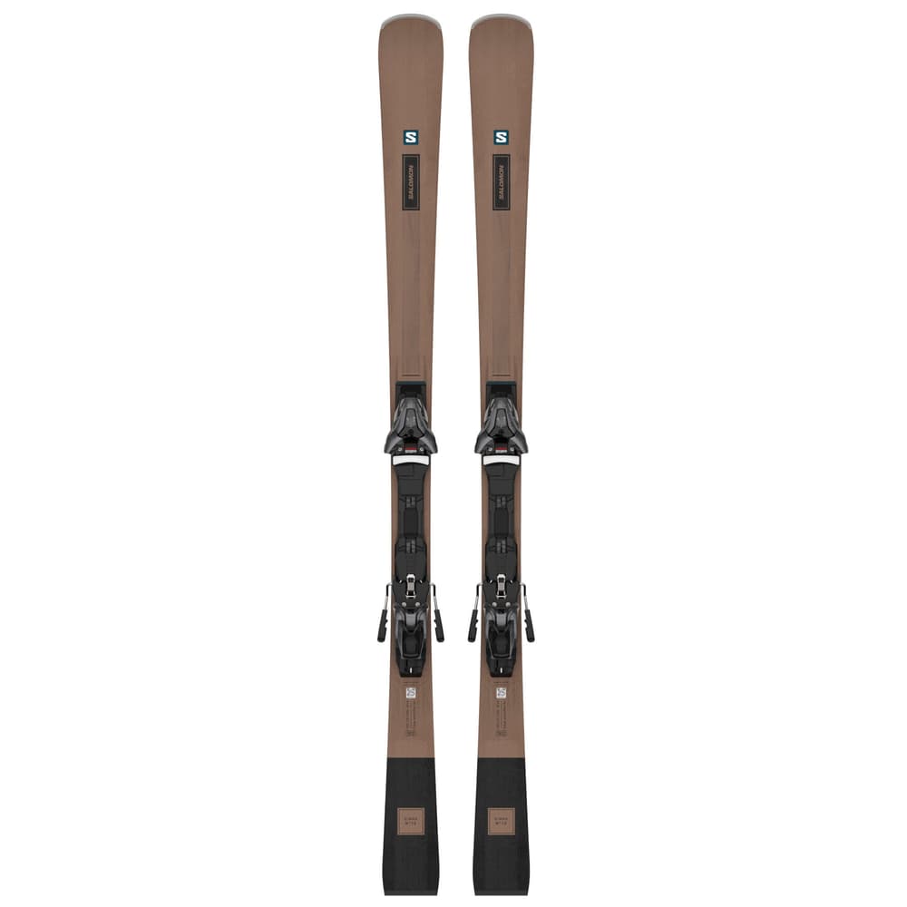 E S/Max N°12 inkl. Z12 GW Skis On Piste avec fixations Salomon 464326814871 Couleur brun claire Longueur 148 Photo no. 1