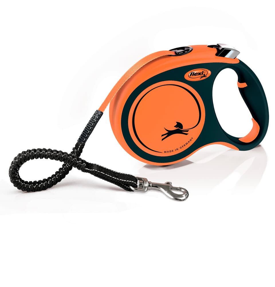 Xtreme guinzaglio nero-arancio L, 5 cm Linee a rulli flexi 658567900000 N. figura 1