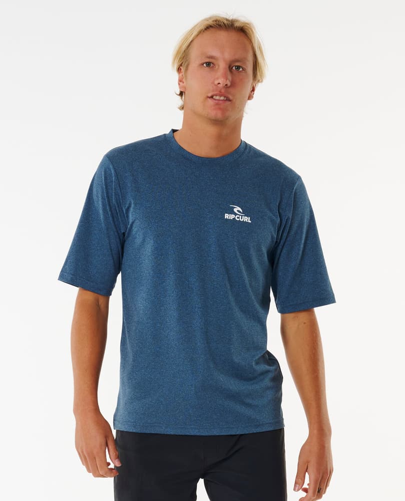 STACK UPF S/S Shirt UVP Rip Curl 468255700343 Taille S Couleur bleu marine Photo no. 1