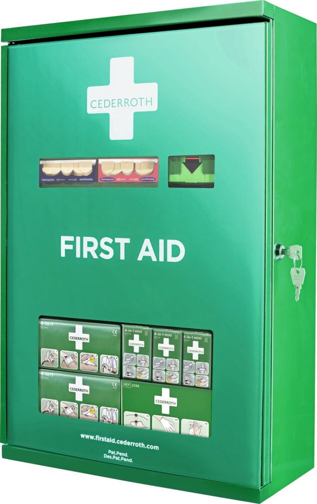 Erste-Hilfe-Schrank mit Doppeltür Apotheke Cederroth 617179500000 Bild Nr. 1