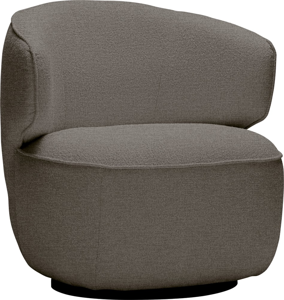 SOPHIE Sessel 402689307080 Grösse B: 74.0 cm x T: 74.0 cm x H: 77.0 cm Farbe Grau Bild Nr. 1