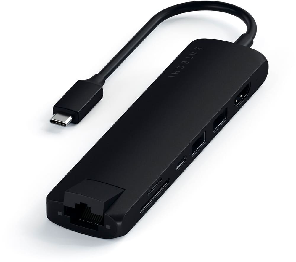 USB-C Slim Multi-port (6Ports) Hub USB + station d’accueil Satechi 785300151872 Photo no. 1