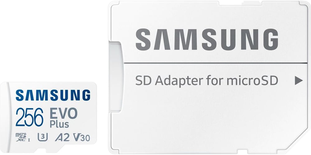 microSDXC Evo Plus 256 GB 130MB/s + SD-Adapter Speicherkarte Samsung 798321200000 Bild Nr. 1