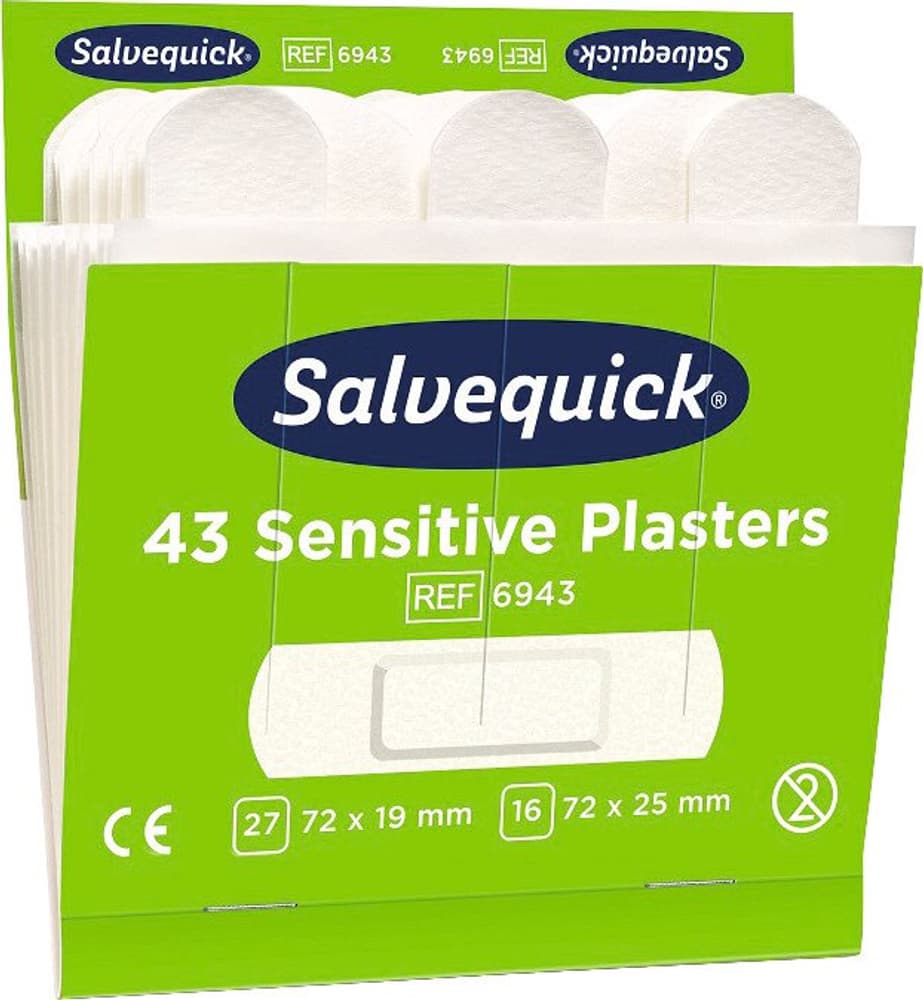 Wundpflaster Salvequick Sensitive Apotheke Cederroth 617180900000 Bild Nr. 1