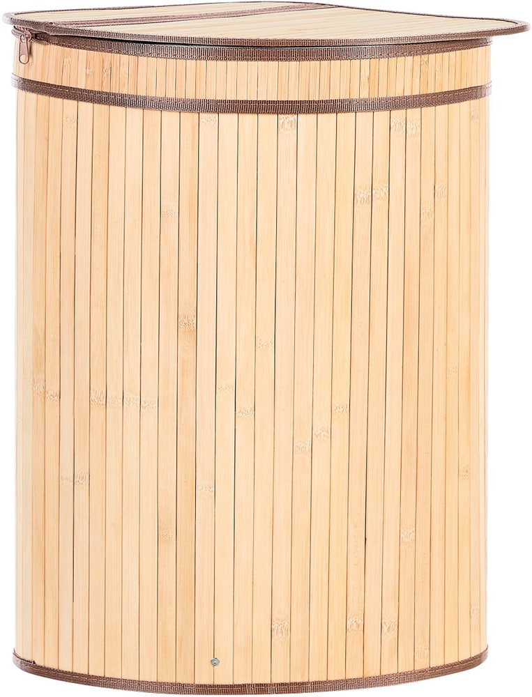 Panier en bambou marron clair 60 cm BADULLA Panier Beliani 611906300000 Photo no. 1