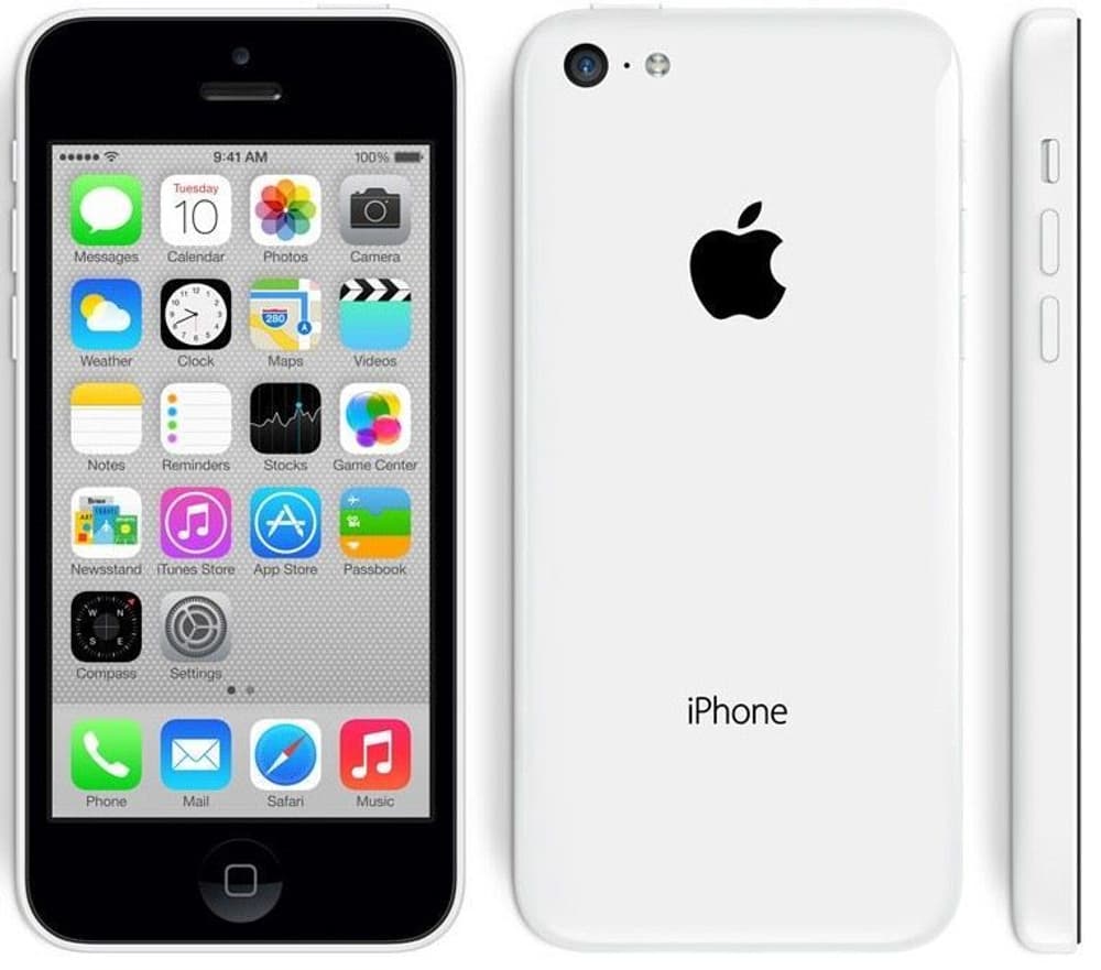iPhone 5c 8GB White 95110040672915 No. figura 1