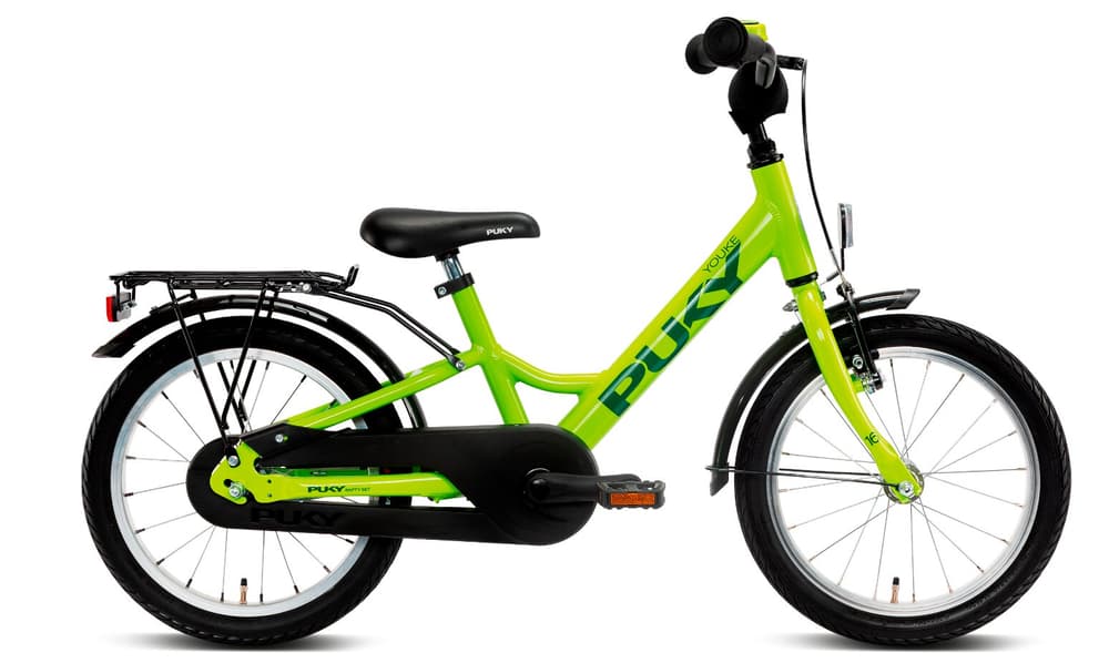 Youke 16" Bicicletta per bambini Puky 464846300066 Colore limetta Dimensioni del telaio one size N. figura 1