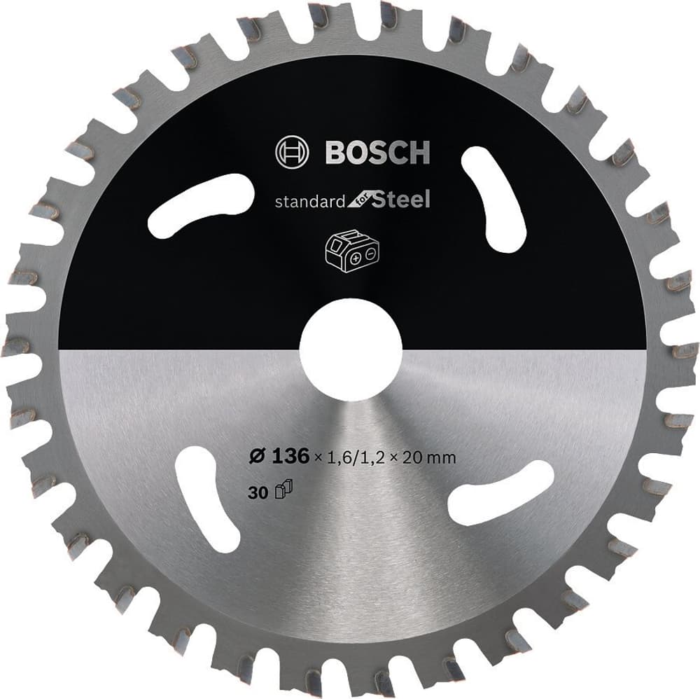 Lame de scie circulaire Standard for Steel Lames de scie Bosch Professional 601370200000 Photo no. 1