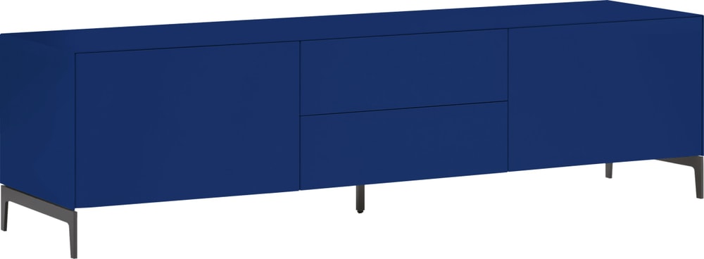 LUX Lowboard 400851400000 Grösse B: 180.0 cm x T: 46.0 cm x H: 49.5 cm Farbe Blau Bild Nr. 1