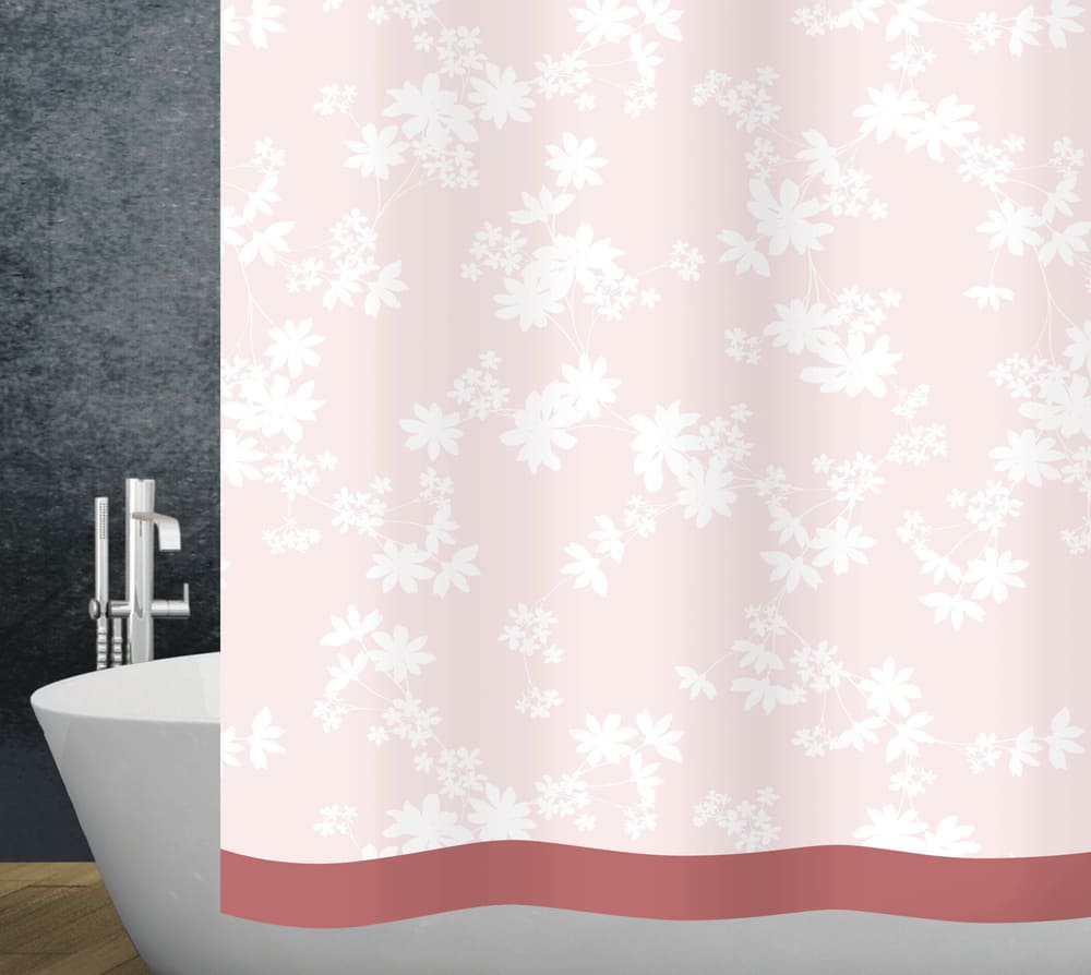 Tenda da doccia Pergola 120 x 200 cm Tenda da doccia diaqua 674093200000 Colore Rosa/Bianco Dimensioni 120x200 cm N. figura 1