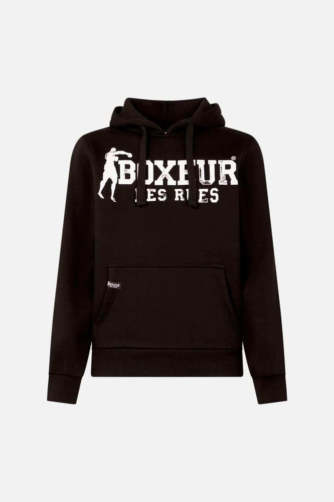 Man Hoodie Sweatshirt Felpa con cerniera Boxeur des Rues 472695900620 Taglie XL Colore nero N. figura 1