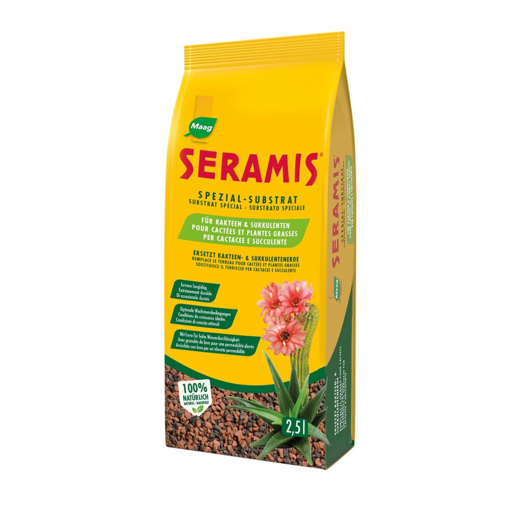 Seramis® Substrato speciale per cactacee e succulente 2.5 l Granulato per piante Seramis 658117800000 N. figura 1