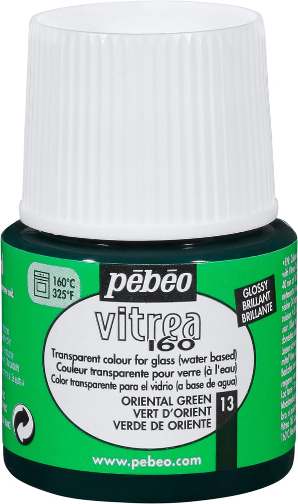 Pébéo Vitrea 160 Brillant Couleur du verre Pebeo 663507311300 Couleur Vert d'Orient Photo no. 1