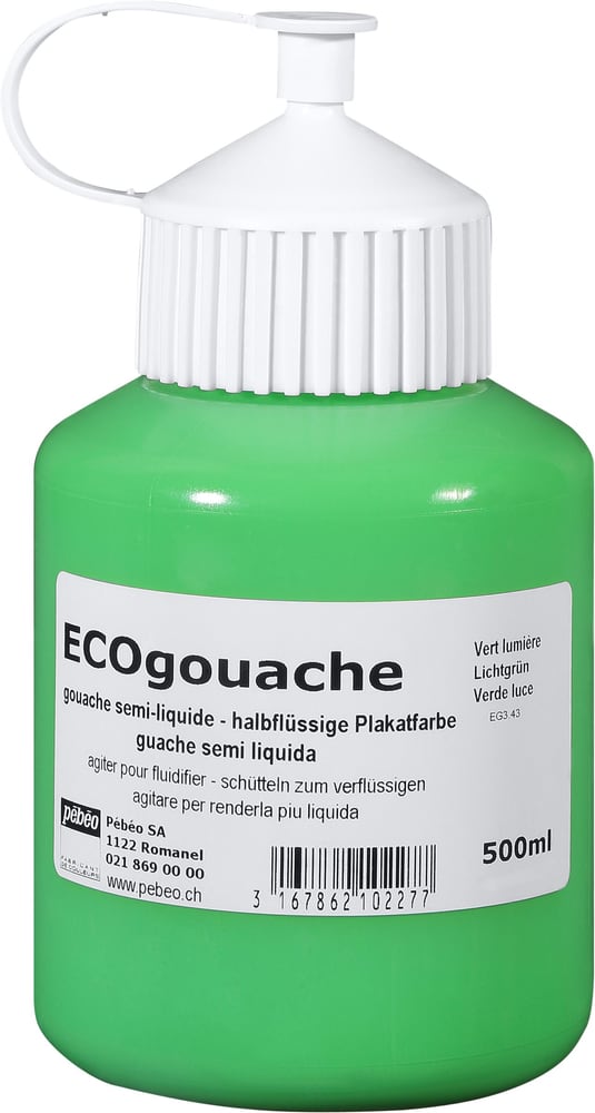 Pébéo Ecogouache Plakatfarbe grün Plakatfarbe Pebeo 663512022700 Farbe Grün Bild Nr. 1