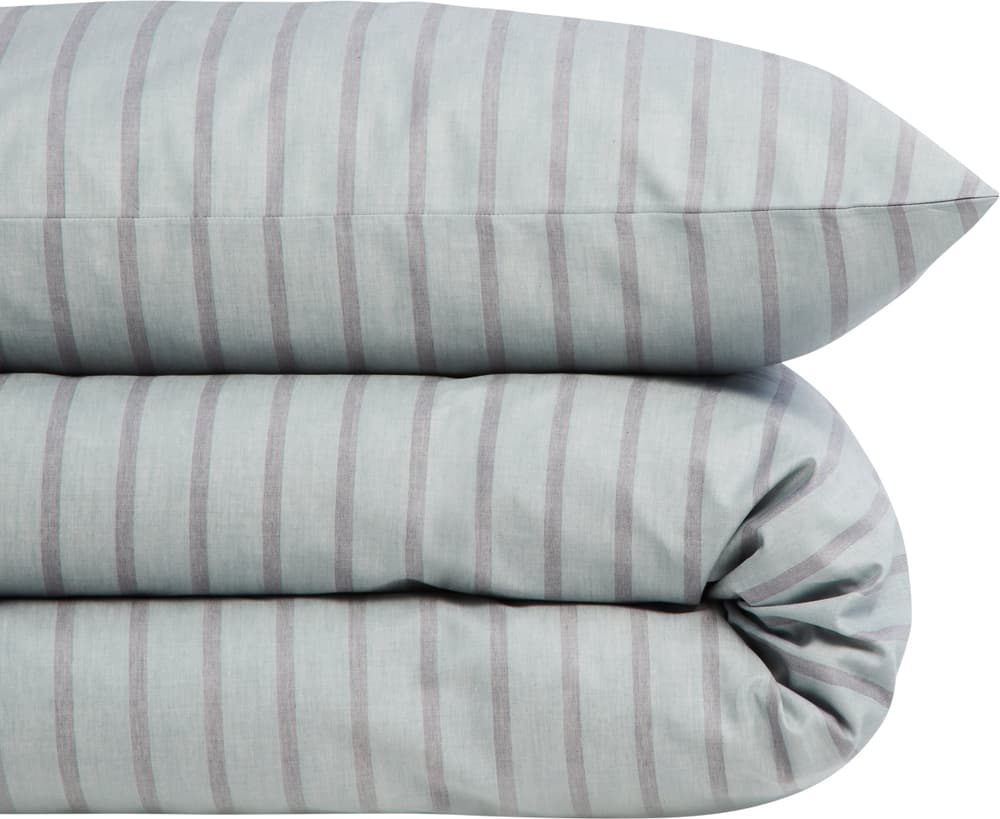AYO Housse de couette en satin AYO Housse de couette en satin 451339712342 Dimensions Fourre de duvet - 160 x 210 cm Couleur Trooper Photo no. 1