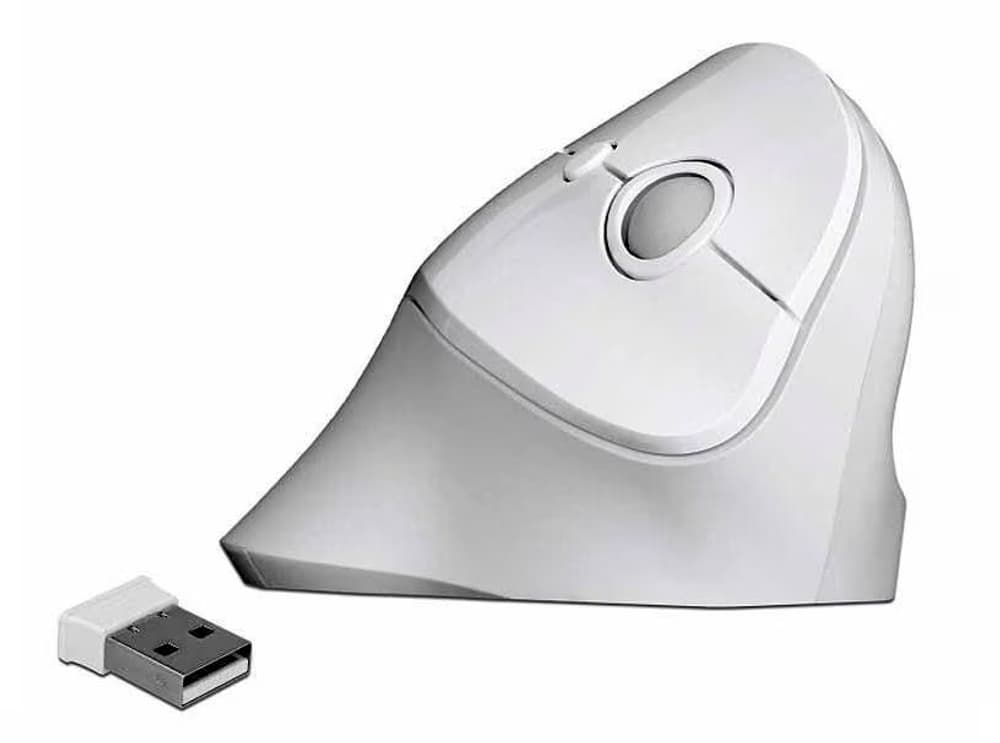 Ergonomico 12596 USB senza fili Mouse DeLock 785300191322 N. figura 1