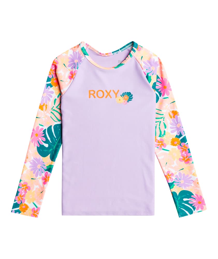 Paradisiac Island - Rash vest a maniche lunghe Set da bagno Roxy 467223509891 Taglie 98 Colore lilla N. figura 1