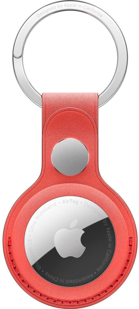 AirTag Schlüsselanhänger aus Feingewebe Coral Pure Tracker Hülle Apple 785302428136 Bild Nr. 1
