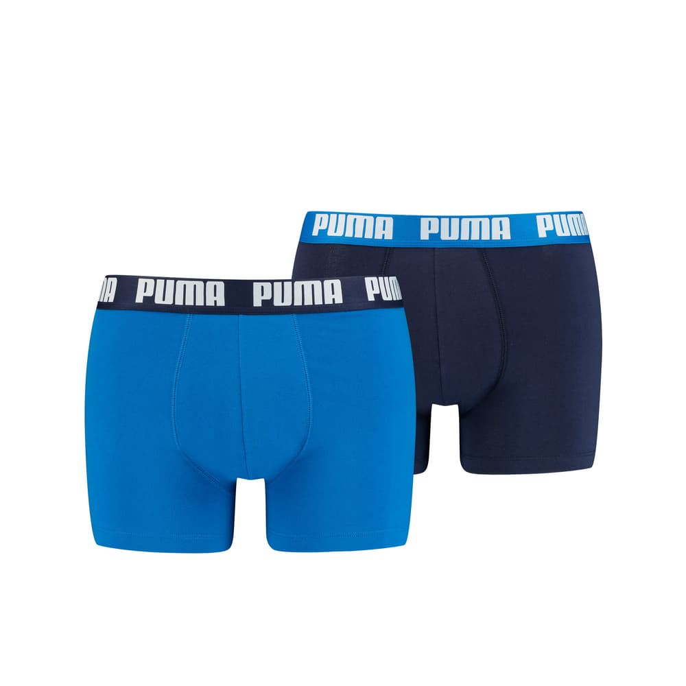 Boxer-shorts en lot de 2 Sous-vêtement Puma 497136400343 Taille S Couleur bleu marine Photo no. 1
