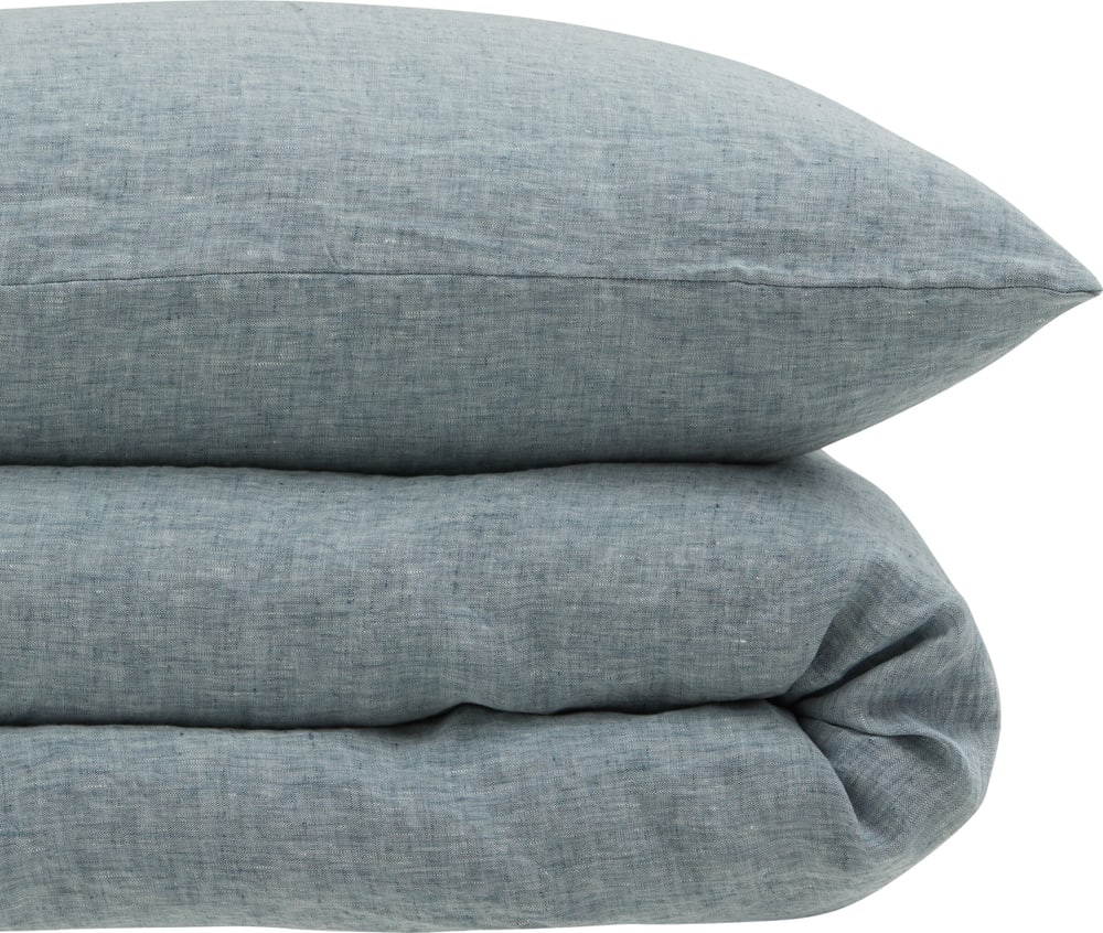 ONA Federa per cuscino in lino 451323610940 Dimensioni Federa per cuscino - 65 x 100 cm Colore Blu N. figura 1