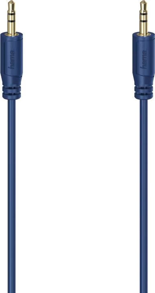 "Flexi-Slim", connettore jack da 3,5 mm, dorato, blu, 0,75 m Cavo audio Hama 785300174291 N. figura 1