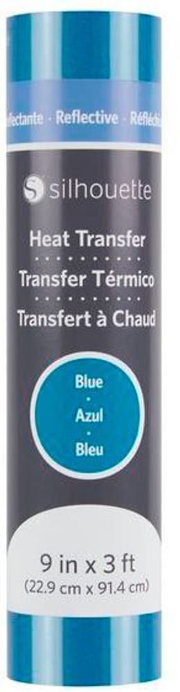 Film thermocollant 22.9 cm x 91.4 cm Bleu, réfléchissant Pellicola per stampa Silhouette 785300141875 N. figura 1