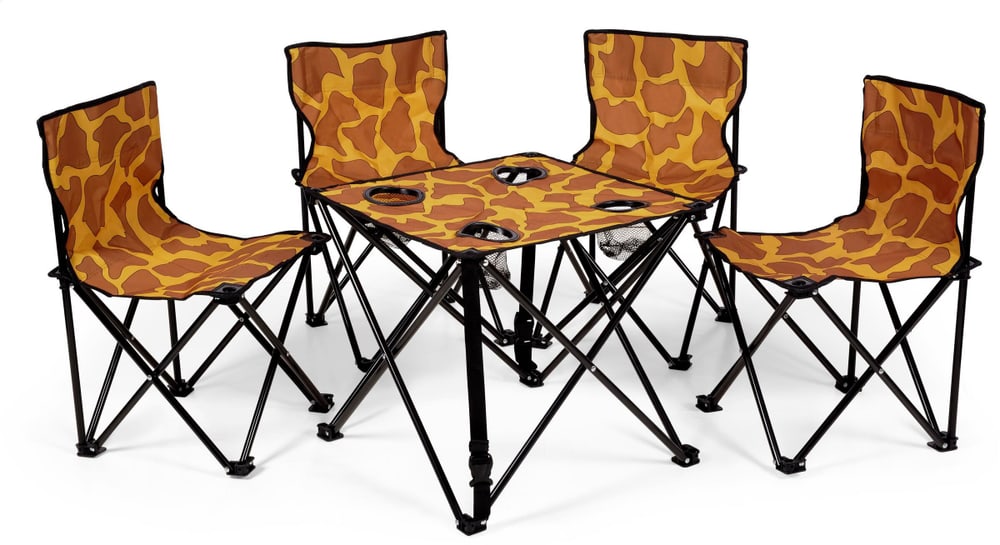 Camping-Sitzgarnitur Giraffe 5er Kids Campingtisch Zebraffo 785302441155 Bild Nr. 1