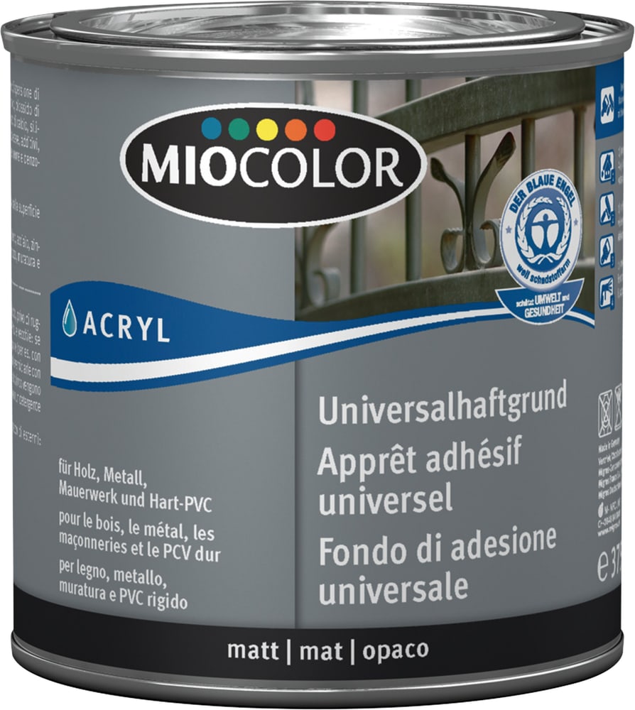 Acryl Universalhaftgrund Weiss 375 ml Universalhaftgrund Miocolor 660561900000 Farbe Farblos Inhalt 375.0 ml Bild Nr. 1