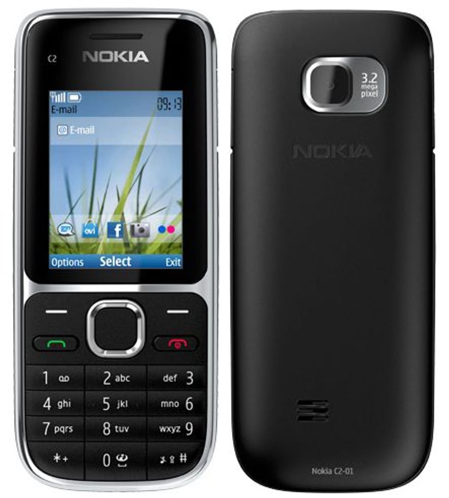 L- Nokia C2-01_black Nokia 79455110002011 Photo n°. 1