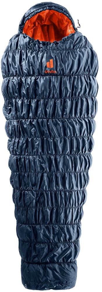 Exosphere 0° EL Sacco a pelo in fibra sintetica Deuter 490762910043 Colore blu marino Lunghezza a sinistra N. figura 1