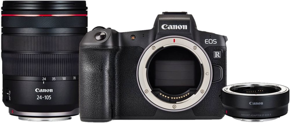 EOS R + RF 24-105mm f/4L + Adapter Systemkamera Kit Canon 79343810000018 Bild Nr. 1