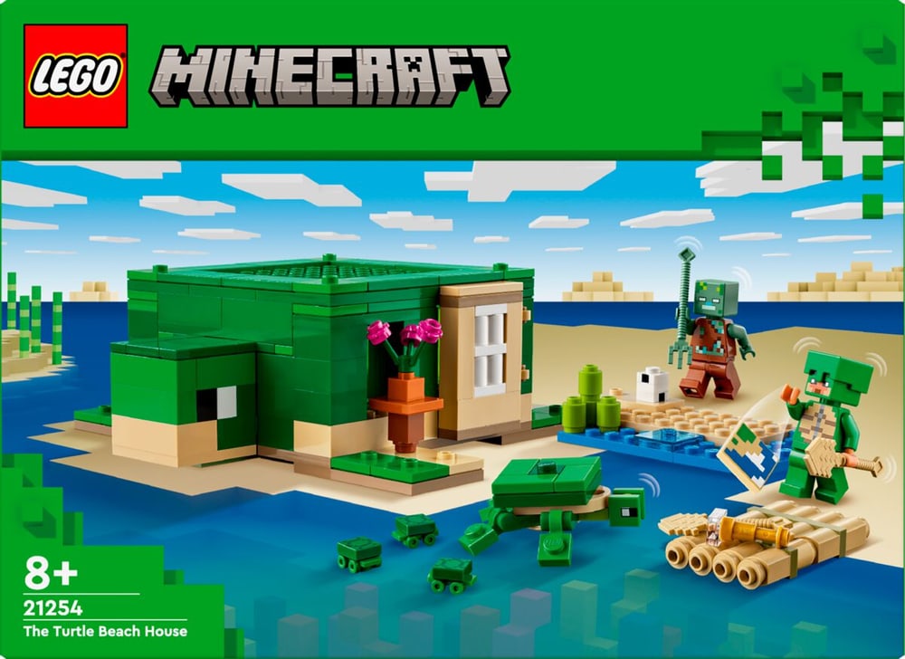 Minecraft 21254 Beach House della tartaruga LEGO® 741913000000 N. figura 1