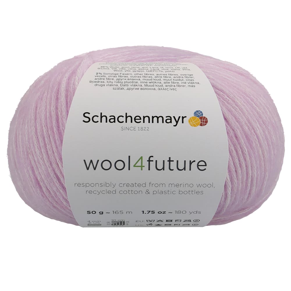 Laine wool4future Laine Schachenmayr 667091700060 Couleur Lavende Dimensions L: 13.0 cm x L: 15.0 cm x H: 8.0 cm Photo no. 1