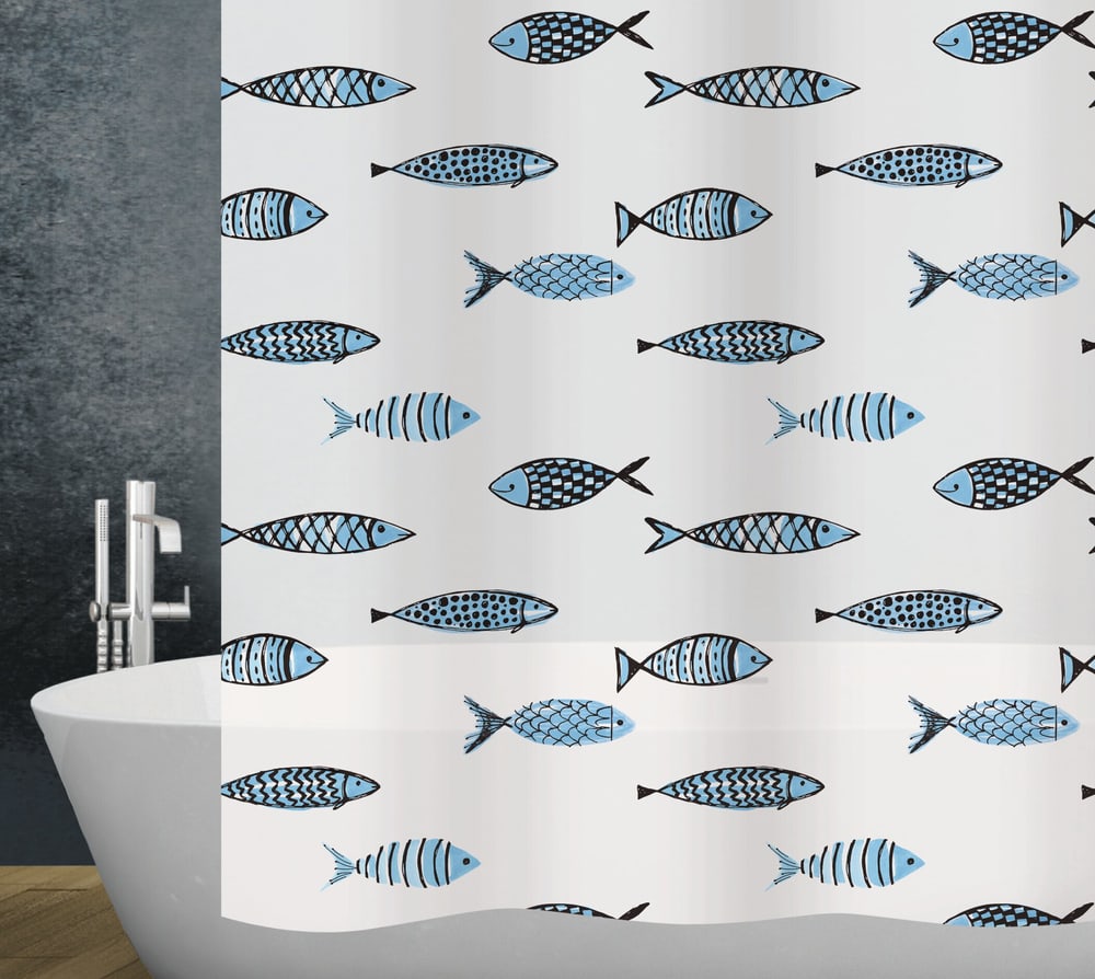 Tenda da doccia Fish 180 x 200 cm Tenda da doccia diaqua 674097000000 N. figura 1