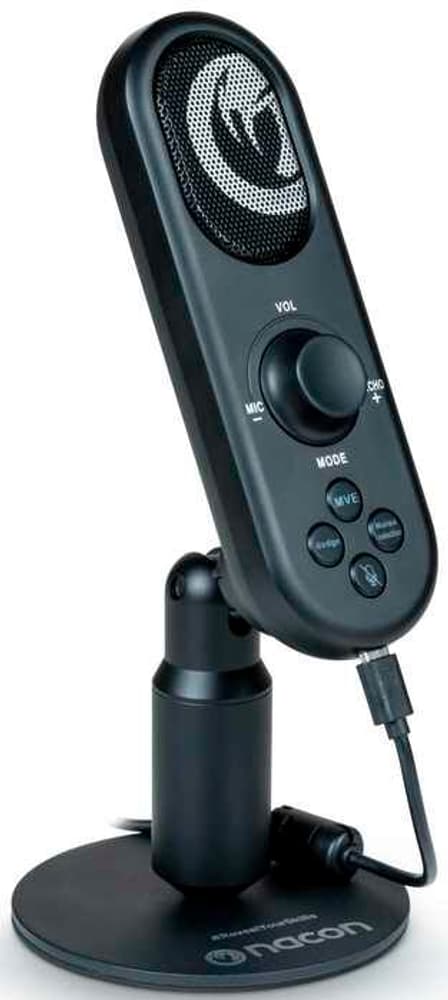 Streaming Microphone - black [PC/Mac/PS5/PS4] Microfono lavalier Nacon 785302408633 N. figura 1