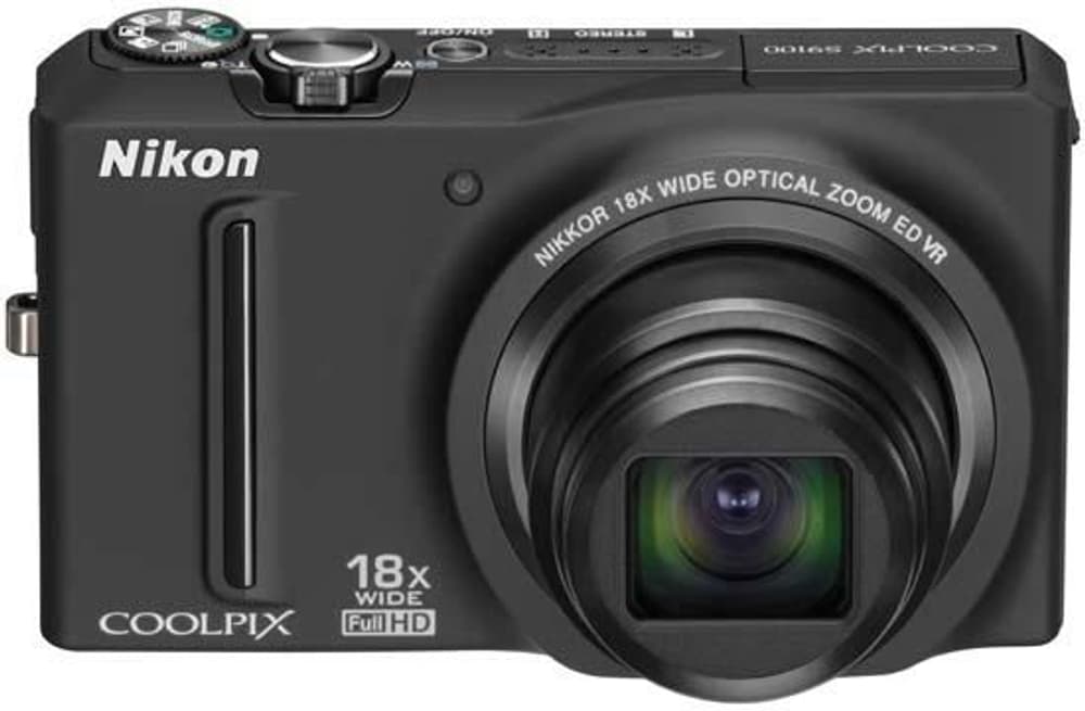 Coolpix S9100 nero Apparecchio fotografico compatte Nikon 79335280000011 No. figura 1
