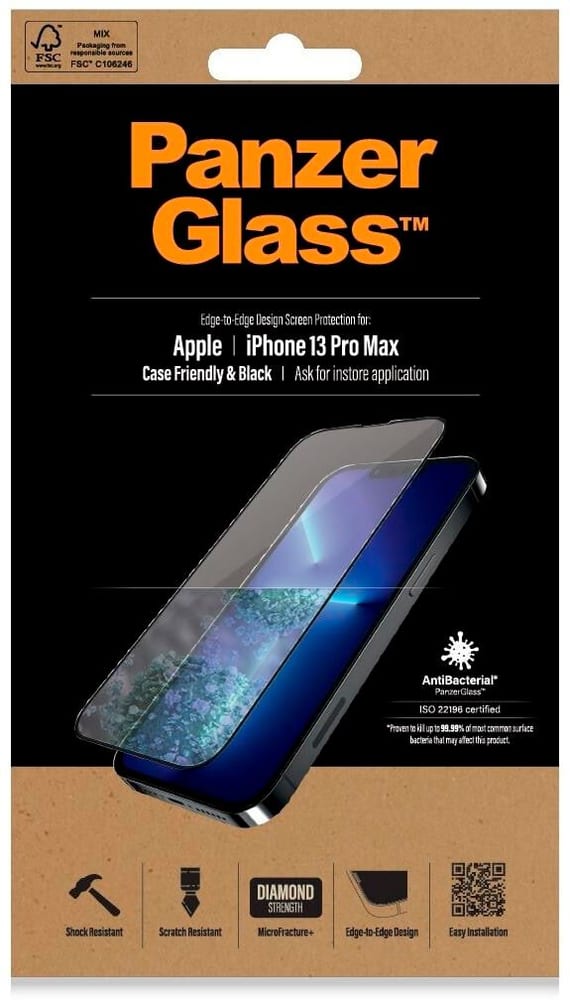 Case Friendly AB iPhone 13 Pro Max Smartphone Schutzfolie Panzerglass 785300187188 Bild Nr. 1
