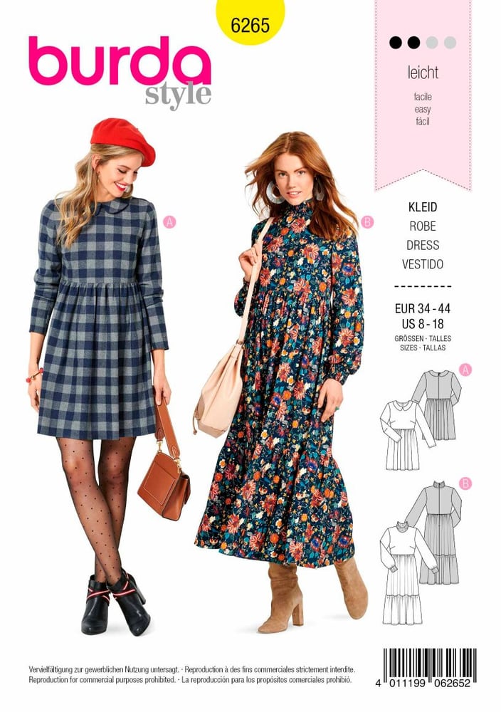 Schnittmuster, Kleid Schnittmuster burda 669700125062 Bild Nr. 1
