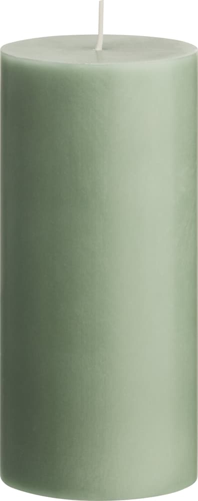 ORGANIC Bougie cylindrique 440817900000 Couleur Vert clair pastel Dimensions H: 15.0 cm Photo no. 1