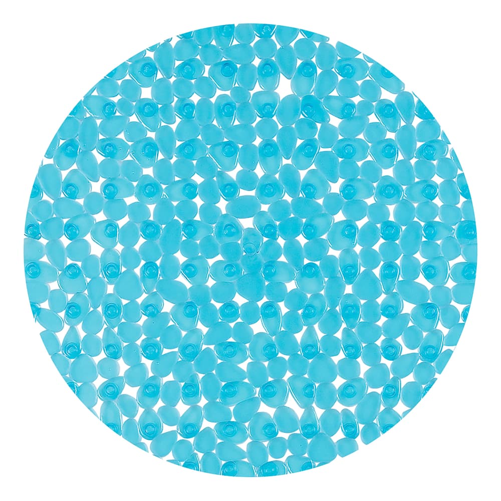 Riverstone Ø 57cm Bleu clair Tapis de Baignoire spirella 674214500000 Couleur Bleu-transparent Dimensions Ø 57cm Photo no. 1