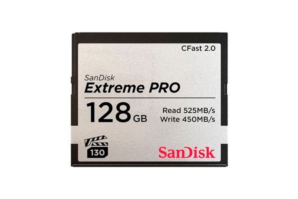 CFast ExtremePro 525MB/s 128GB Scheda di memoria SanDisk 785300126107 N. figura 1