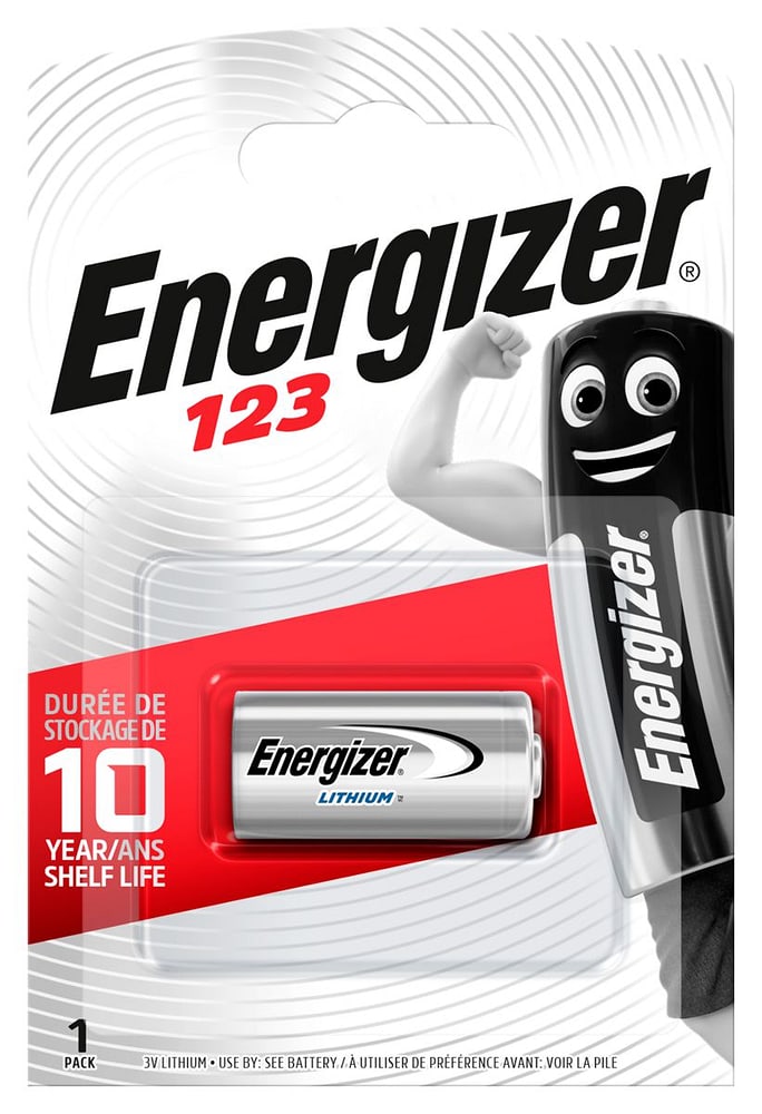123 lithium 1 pezzo pila foto Batteria Energizer 792231100000 N. figura 1
