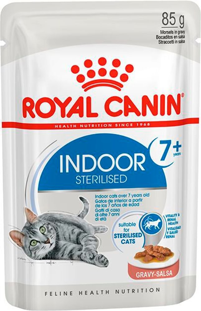 Indoor 7+ Gravy, 12x85 g Cibo umido Royal Canin 658699700000 N. figura 1